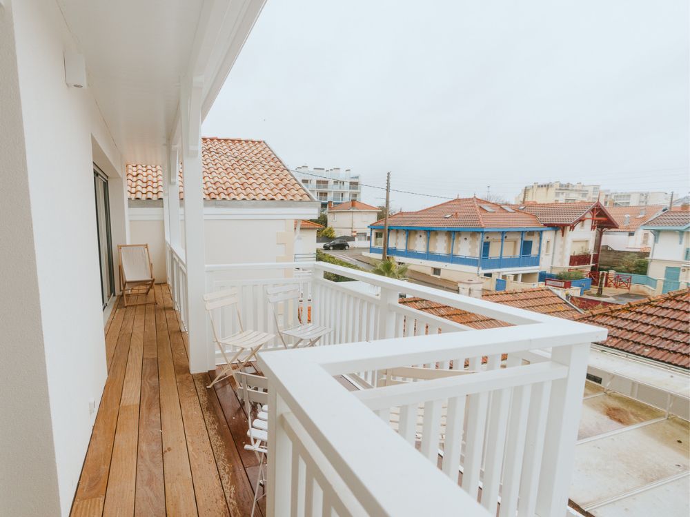 vue terrasse bois ostrea surélévation arcachon piedra travaux