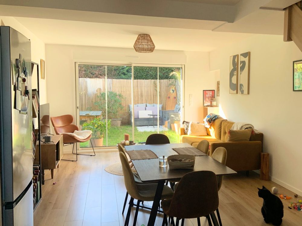 vue salle à manger du T3 construction d'appartement à Eysines